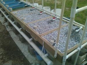 4 growbeds full of gravel%2C others ready and waiting for gravel